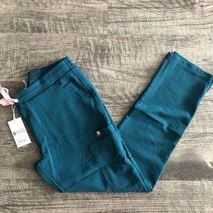 Figs Caribbean blue scrub pants